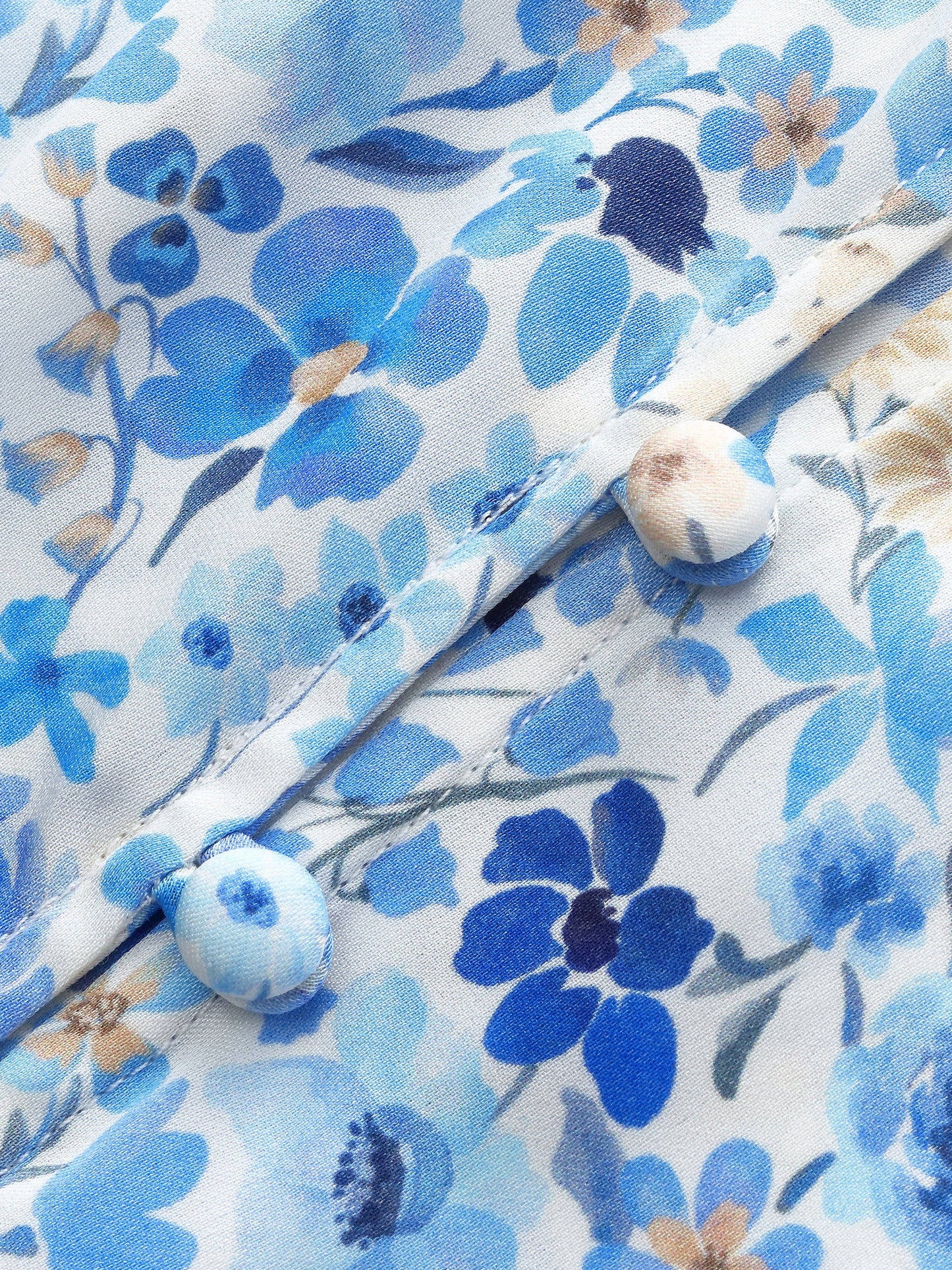 19MM Mulberry Silk Floral Print Ruffle Collar Maxi Dress