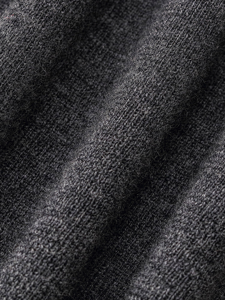Machine Washable Wool Turtleneck Women Knit Top