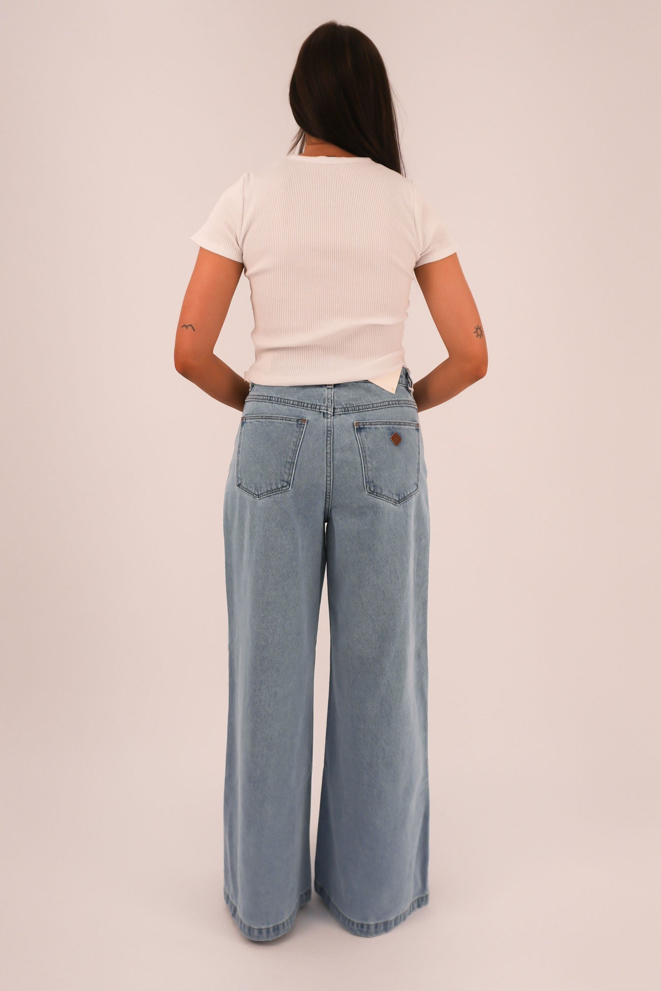A 94 High & Super Wide Jean Loretta