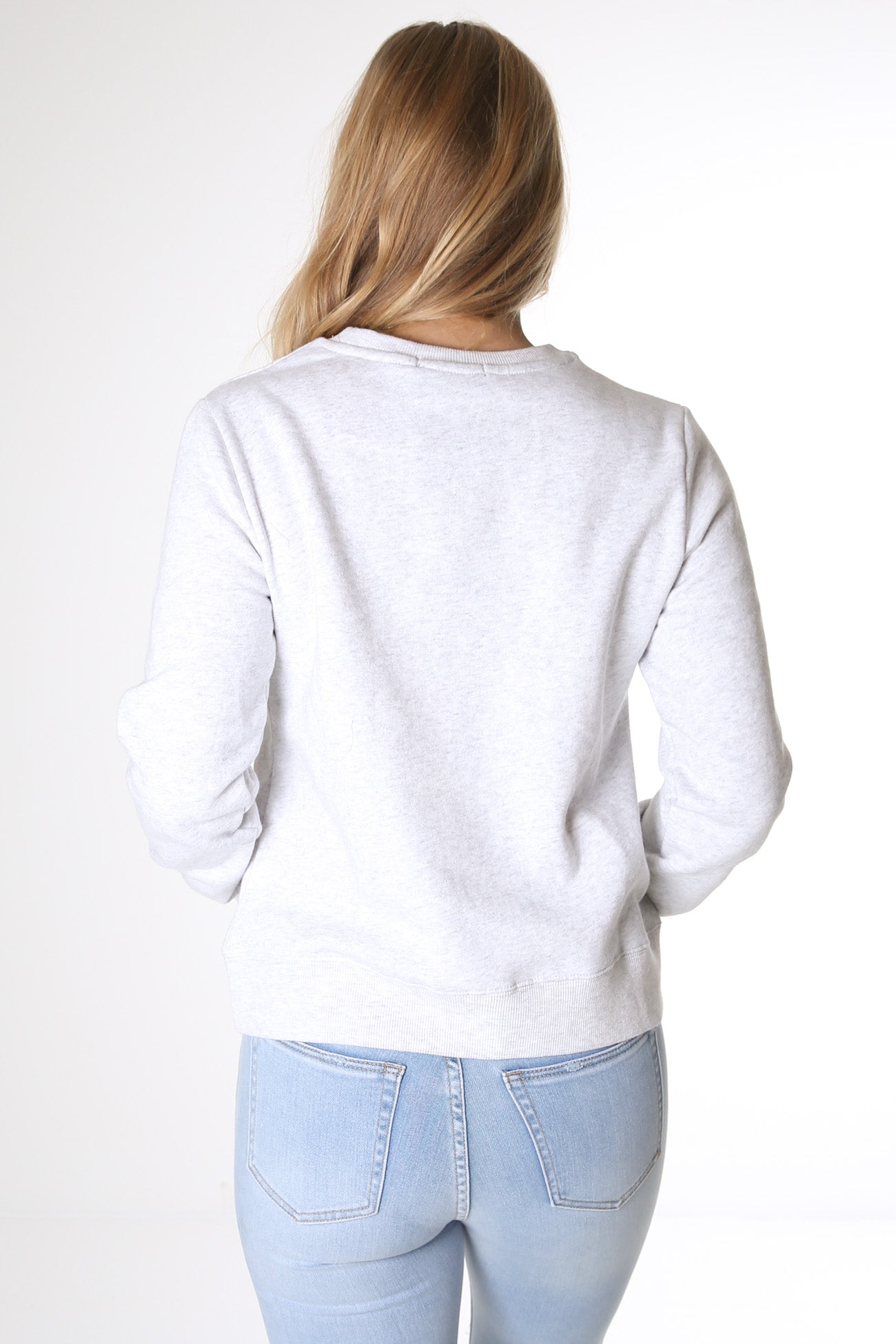 All About Eve Washed Crew Snow Marle