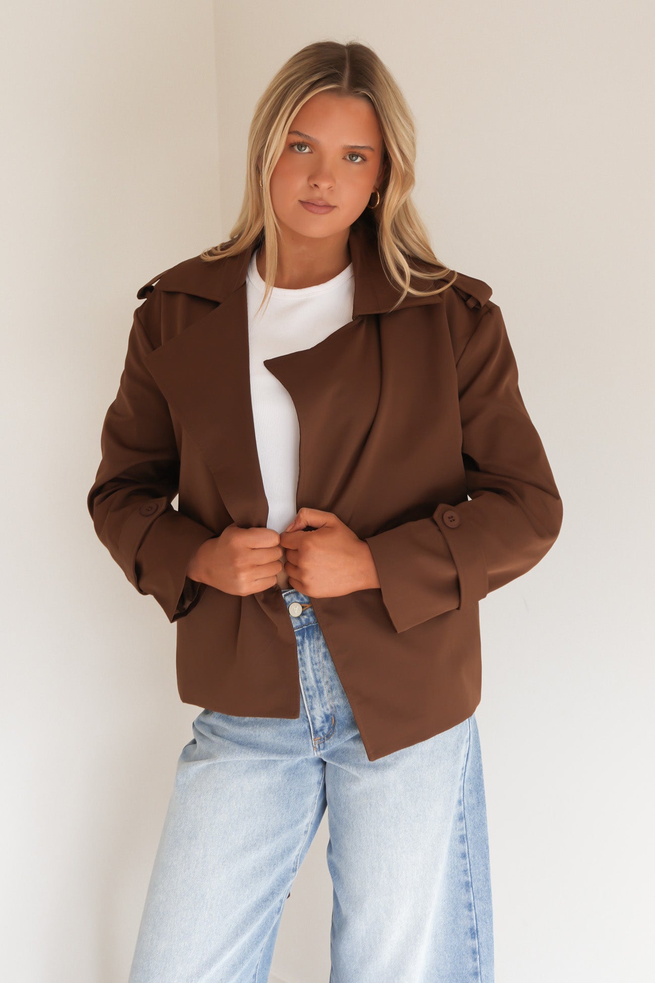 Alysia Crop Trench