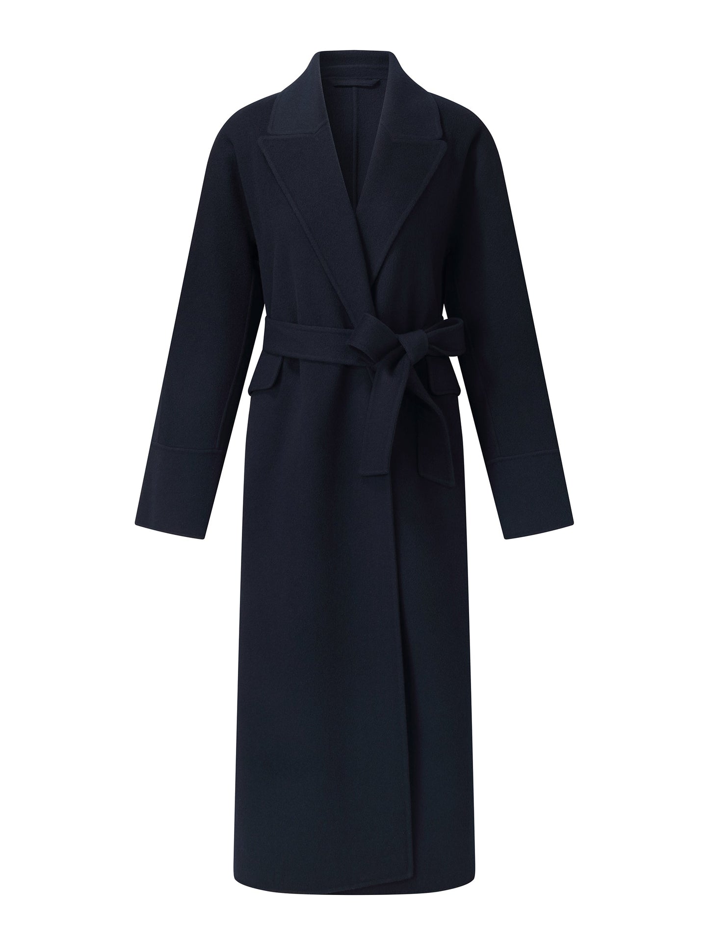 100% Wool Unisex Wrap Overcoat