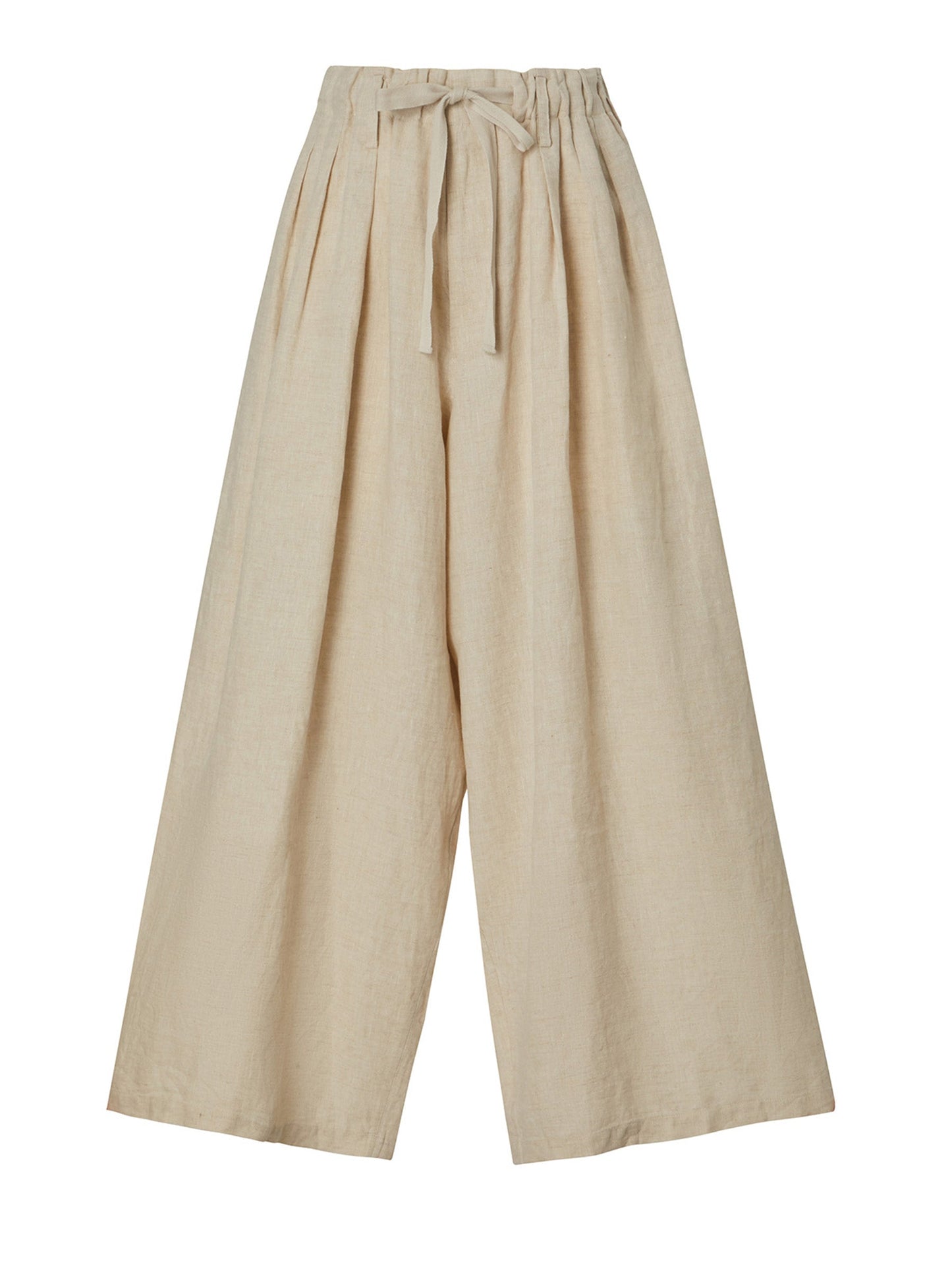 100% Linen Loose Fit Unisex Barrel Leg Pants