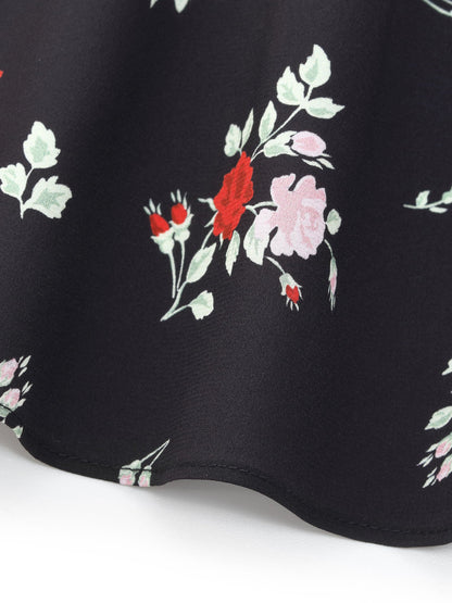 16MM Mulberry Silk Floral Print Women Skirt
