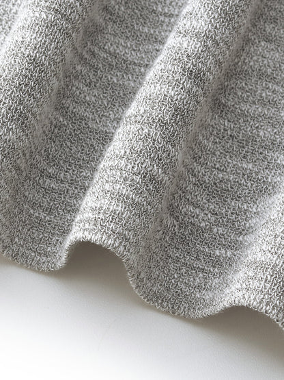 Ruffle Neckline Women Knit Top