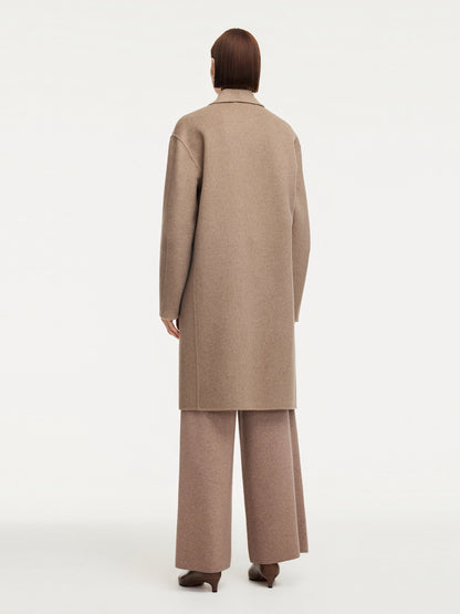 100% Cashmere Double-Faced Women Coat
