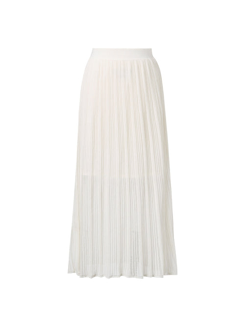 [Preview] Elastic Waist A-Line Women Knit Skirt