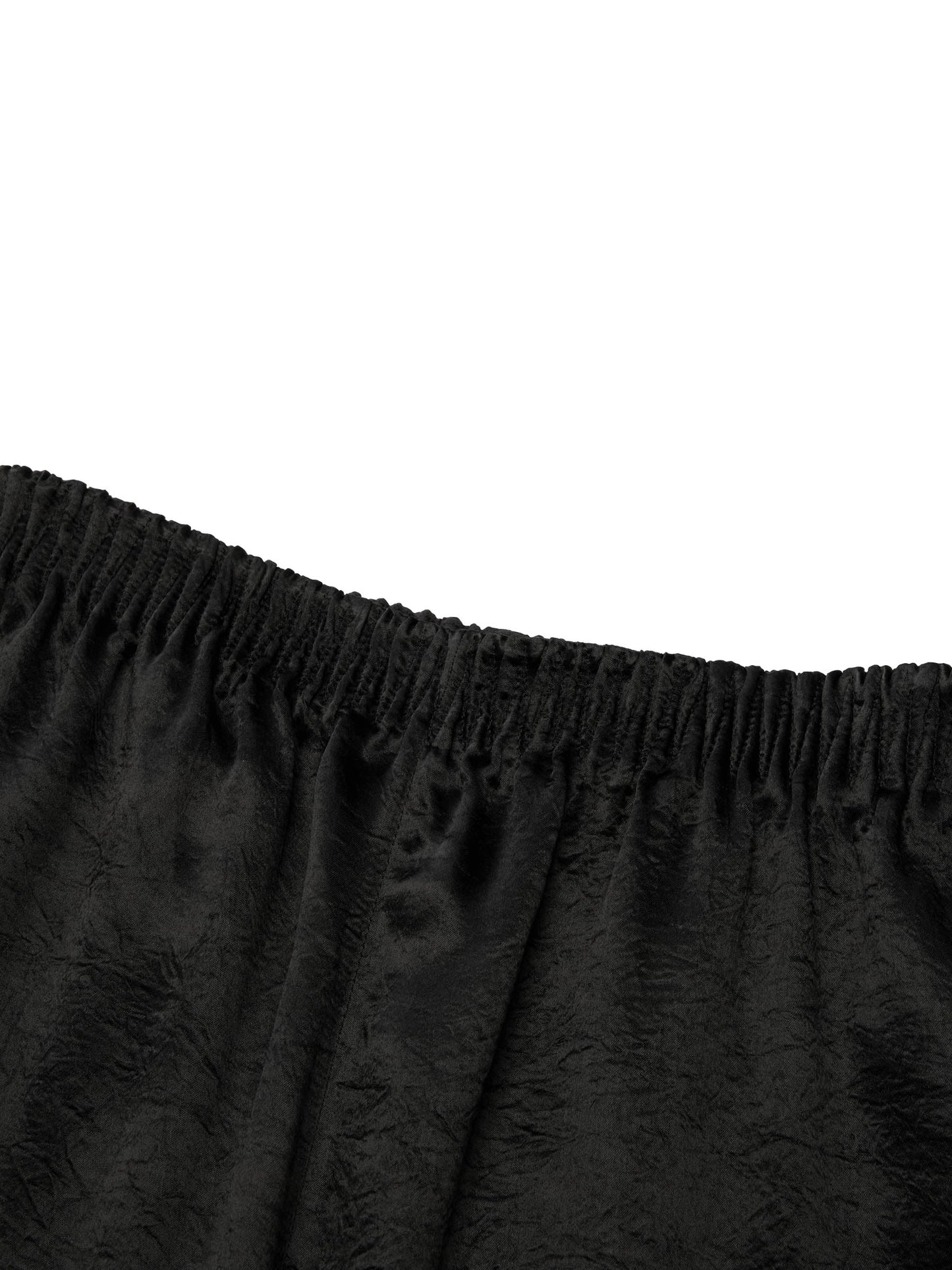 100% Acetate Ruched Side Top And Pants Two-Piece Set