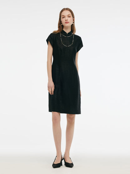 18MM Xiang Yun Silk Women Qipao Mini Dress