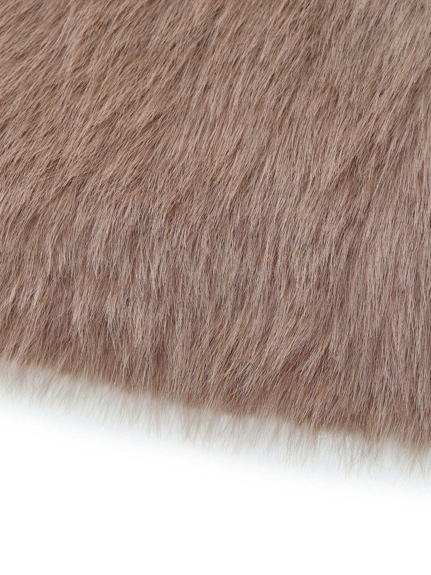 Eco-friendly Fur V-Neck Women Coat