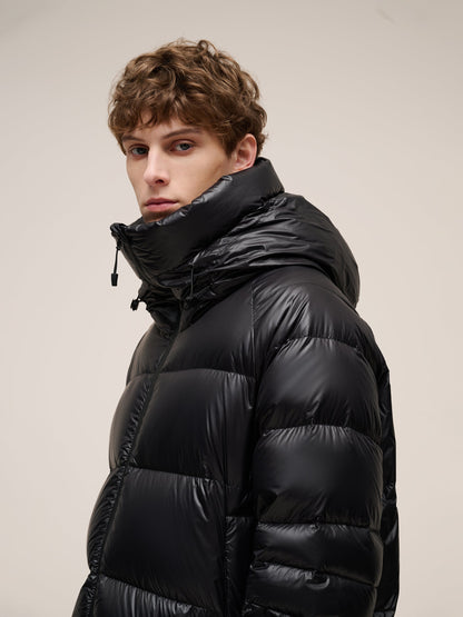 Waterproof And Windproof Unisex Hooded Goose Down Jacket