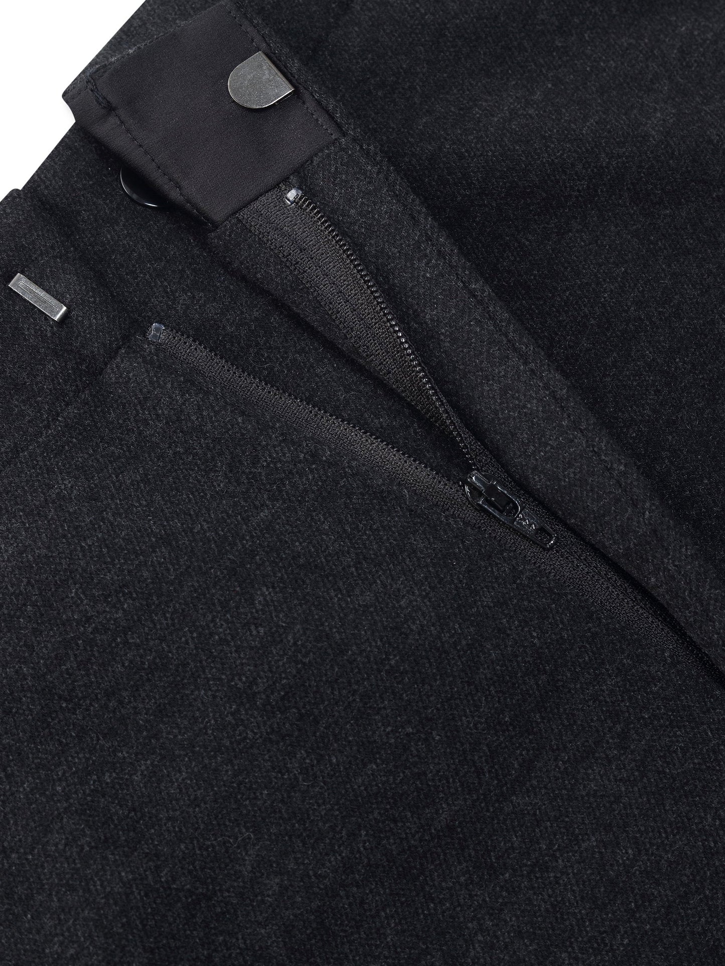 Stretch Adjustable Waist Straight Leg Women Knit Cropped Pants
