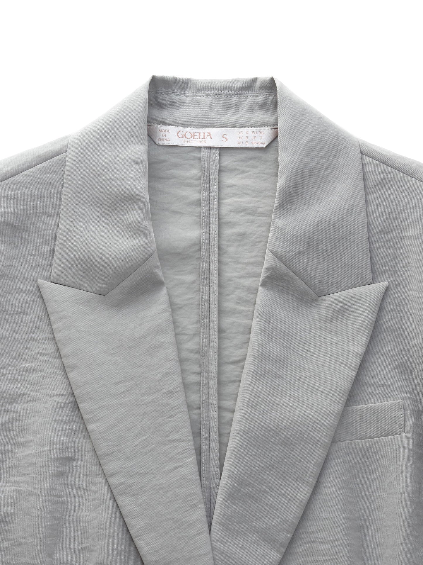 Triacetate Blend H-Line Women Blazer