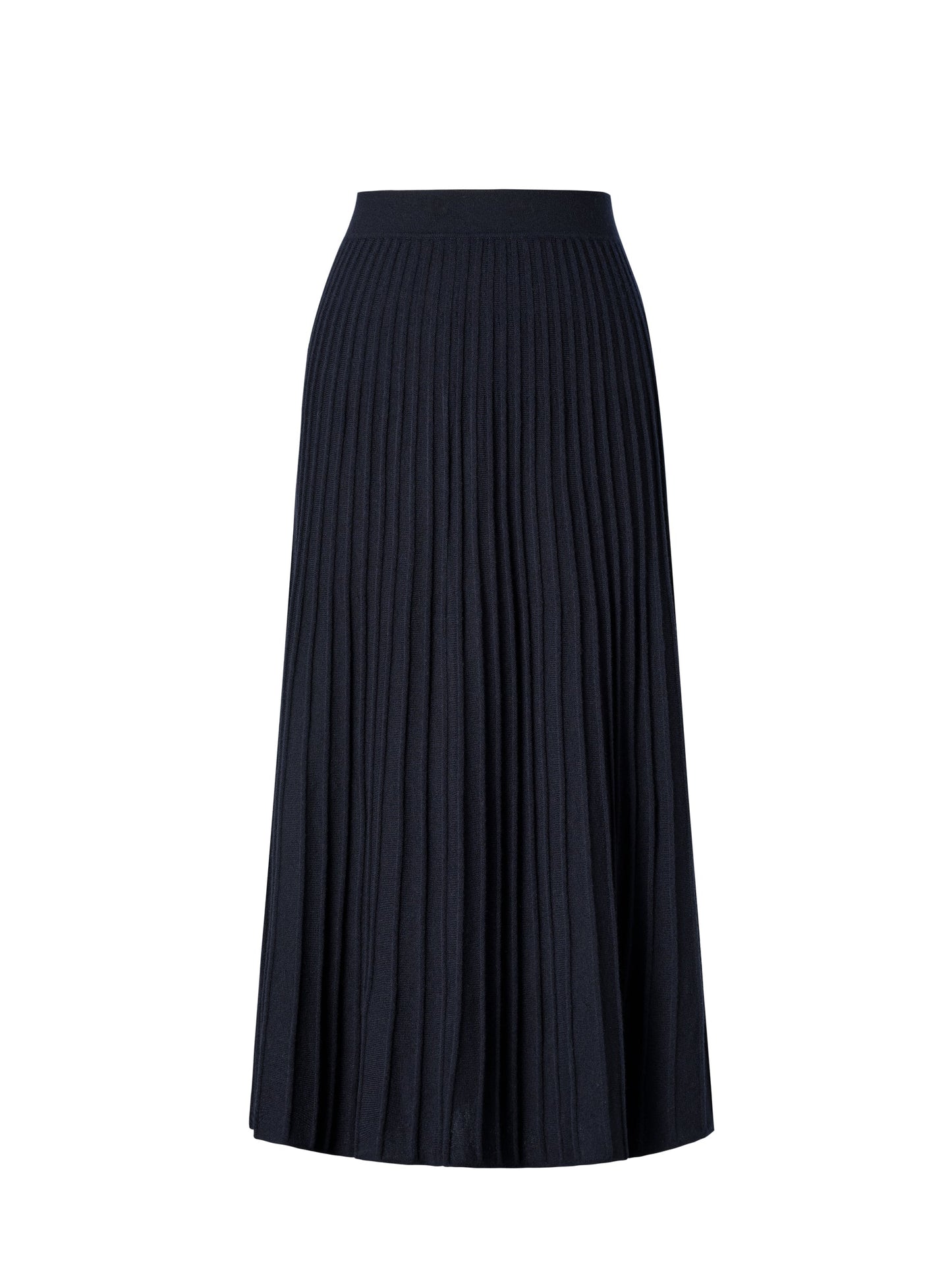 100% Wool A-Line Women Knit Skirt