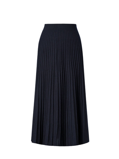 100% Wool A-Line Women Knit Skirt