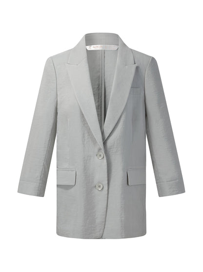 Triacetate Blend H-Line Women Blazer