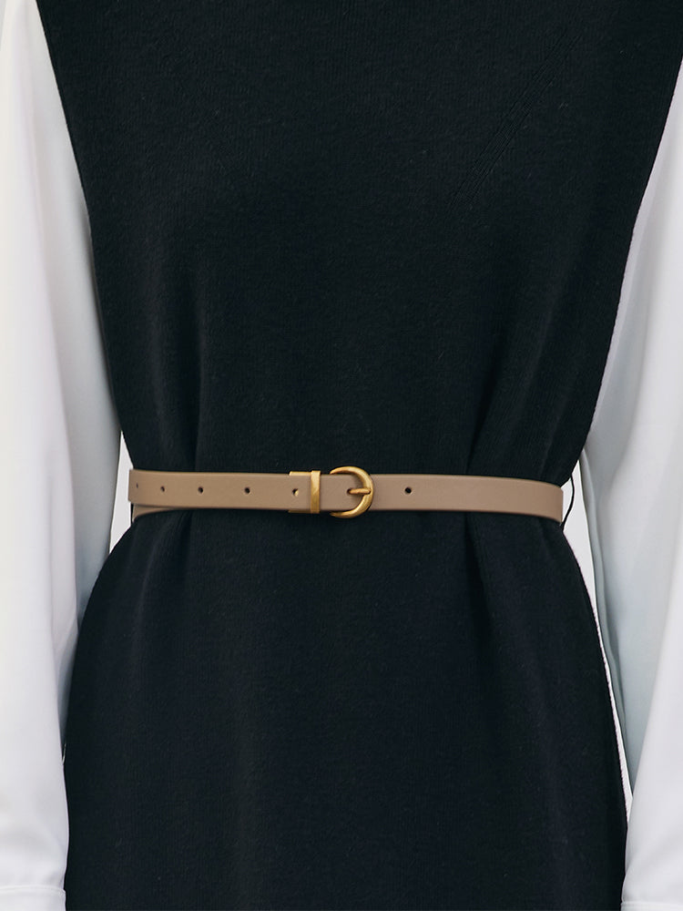 Reversible Leather Bovine Belt