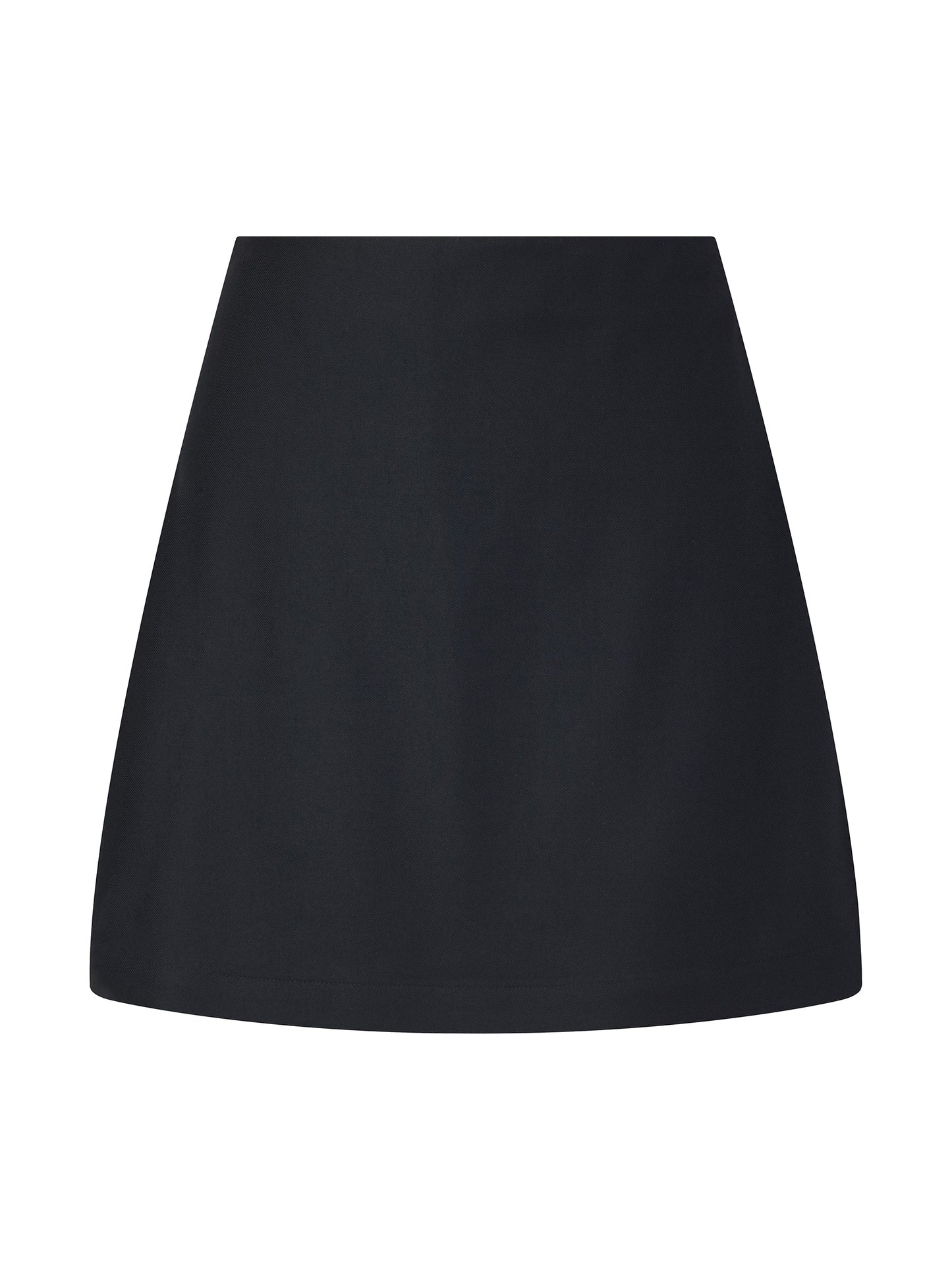100% Worsted Wool Side Slit Women Culotte Skirt