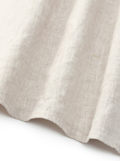 100% Linen Women High-Waisted A-Line Skirt