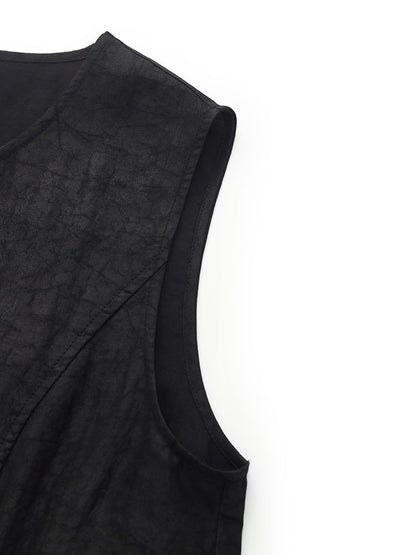 18 Momme Xiang Yun Silk Women Vest Midi Dress