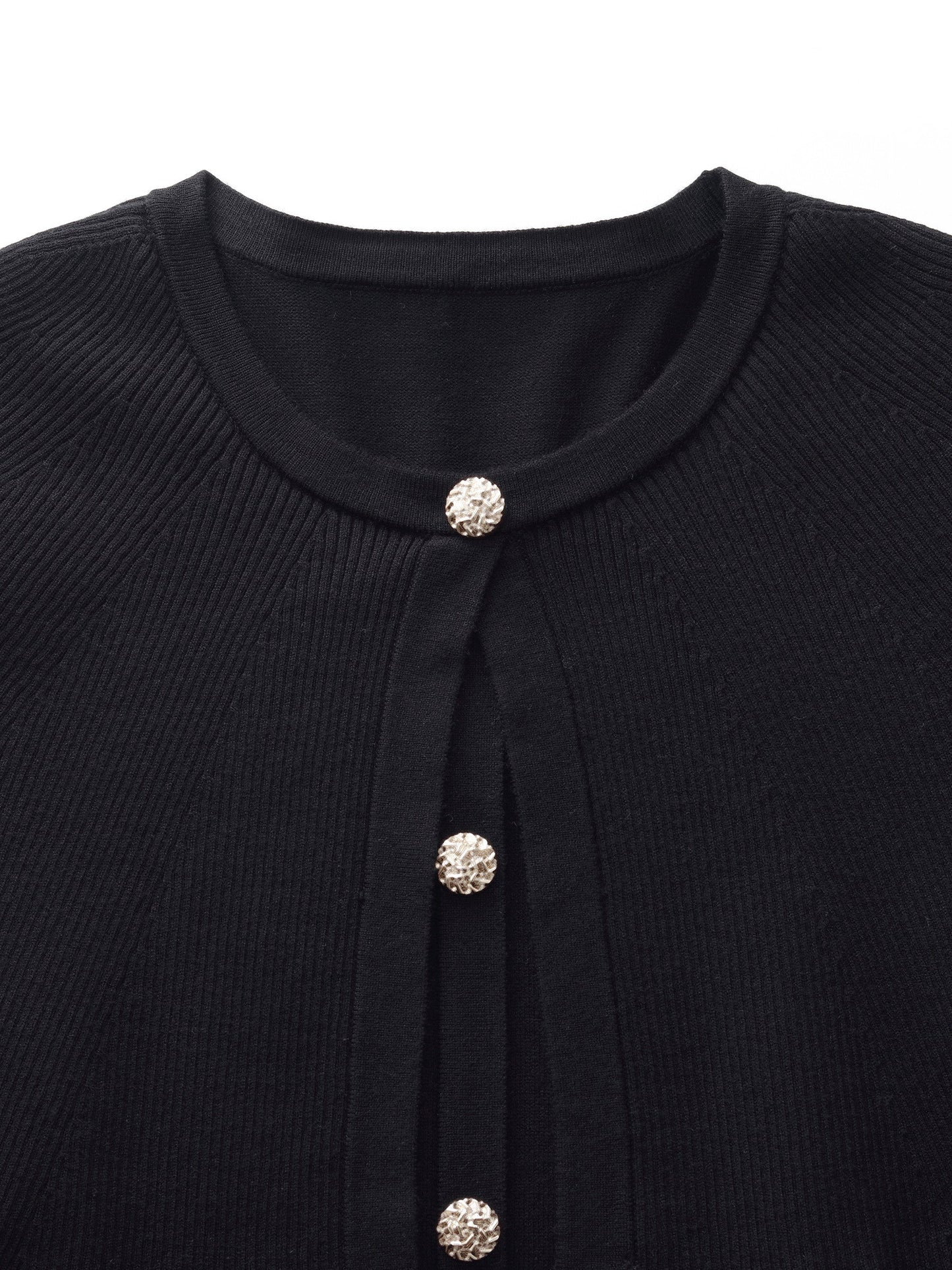 Tencel Blend Capelet Women Knit Mini Dress
