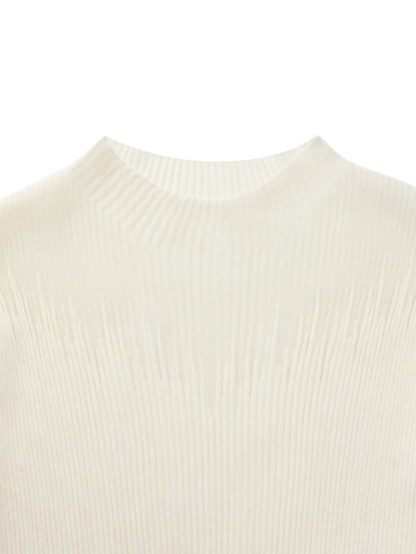 Ruffle Cuff Women Knit Tank Top