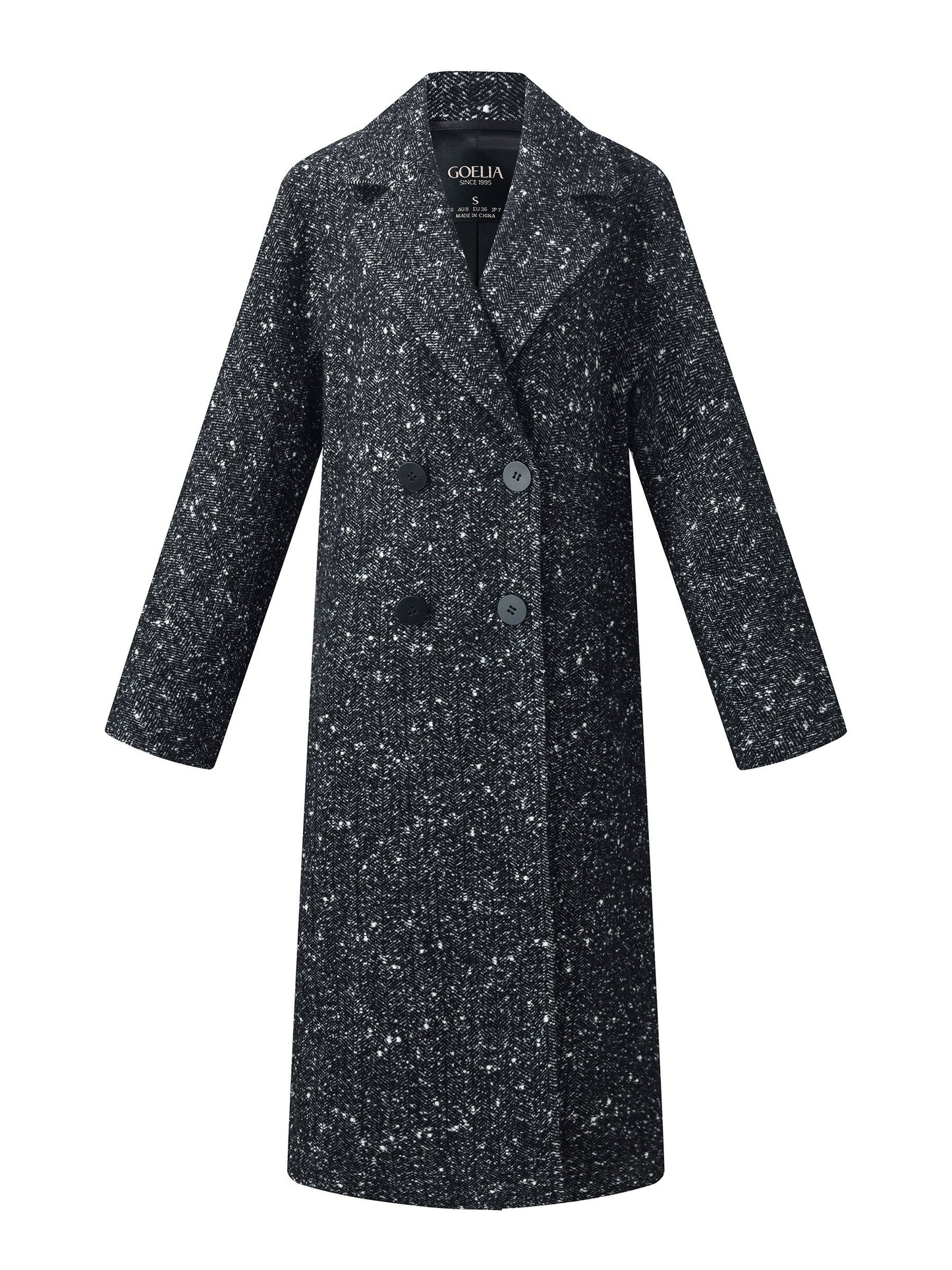 Wool Blend Unisex Oversized Coat