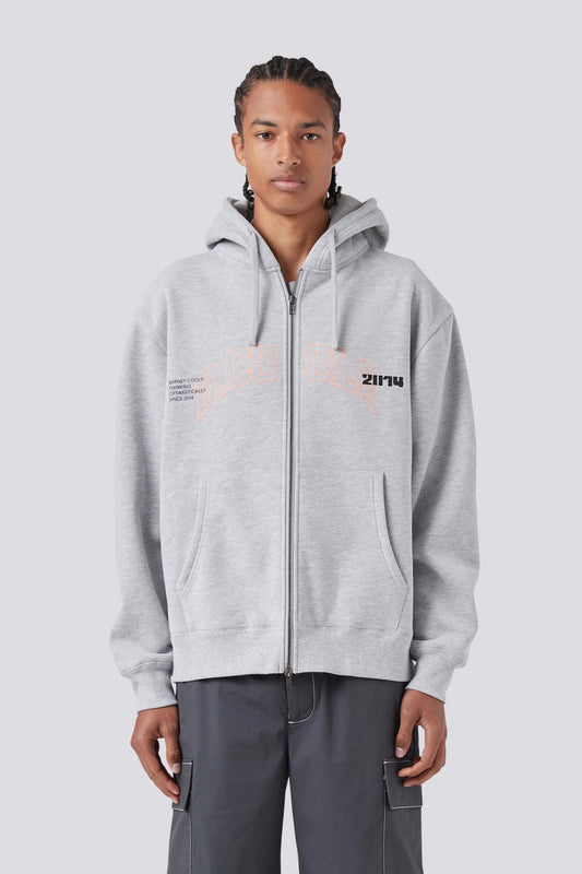 2014 Zip Hood Grey Melange