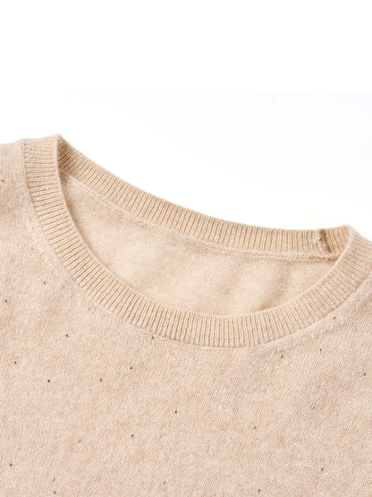 [Preview] 100% Cashmere Beaded Sequins Women Sweater