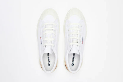 2630 Stripe Padded Leopard White
