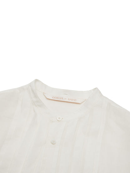 100% Ramie Loose Fit H-Line Unisex Long Shirt