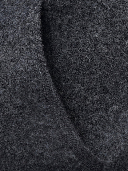 100% Brushed Wool Zip-Up Unisex Hoodie