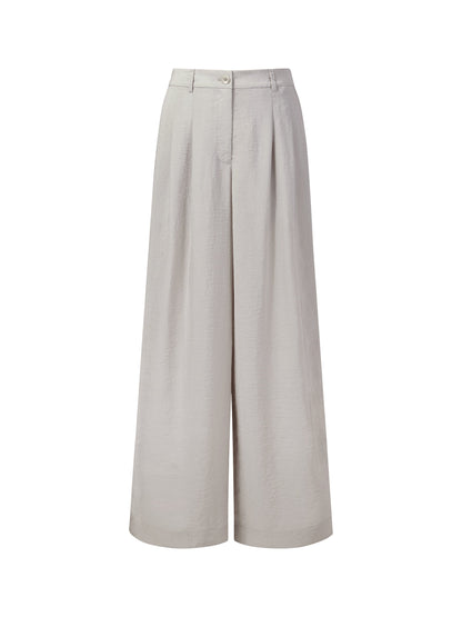 Triacetate Blend Women Straight Leg Pants
