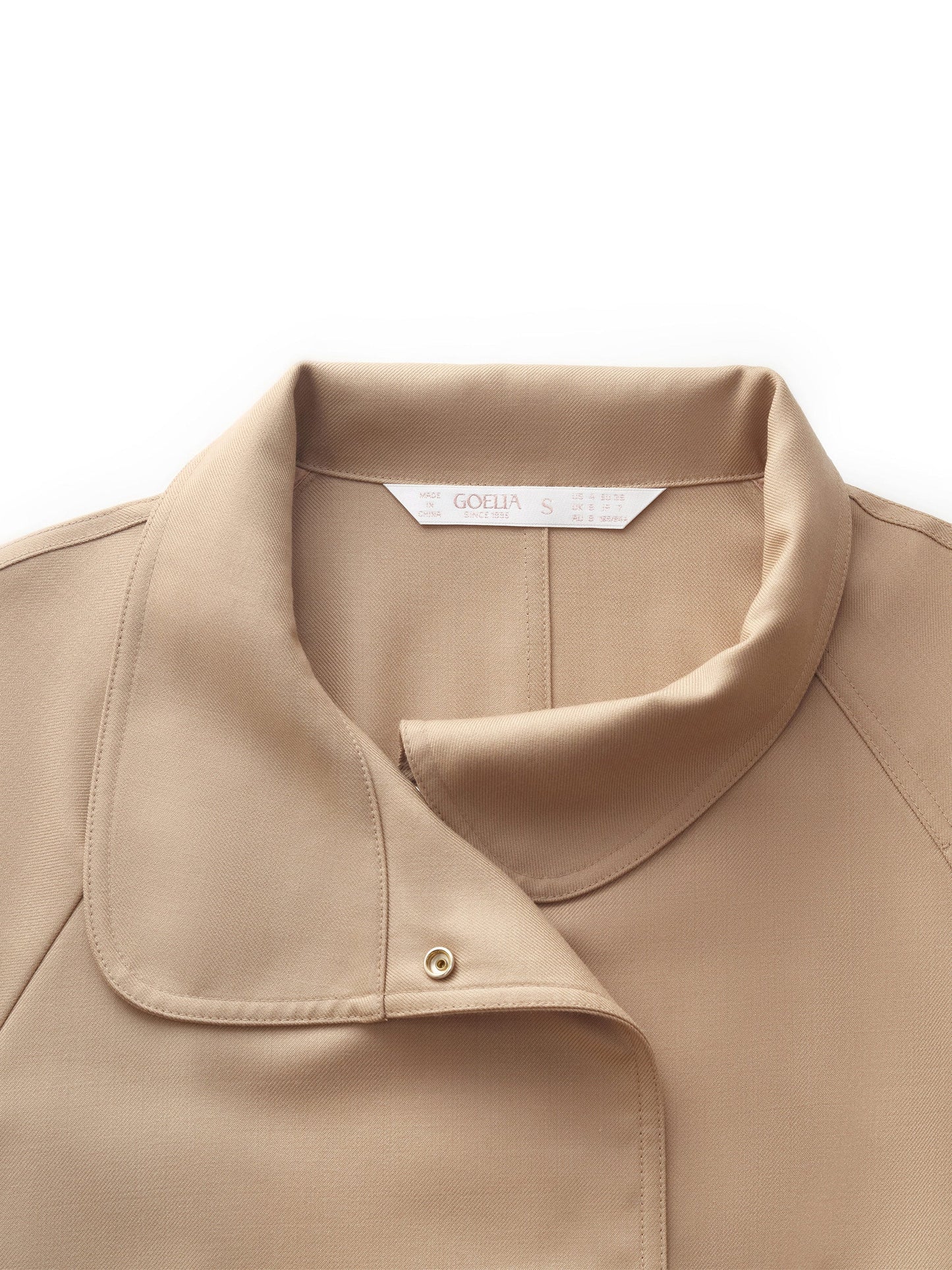100% Worsted Wool Women Trench Coat