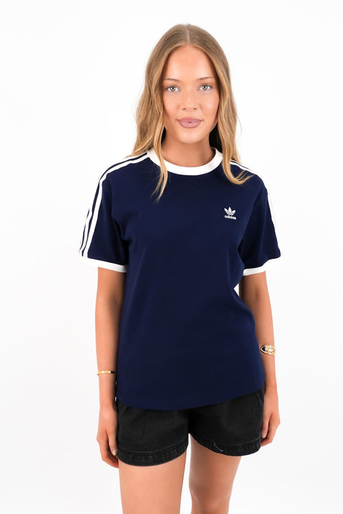 3 Stripe Tee Night Indigo