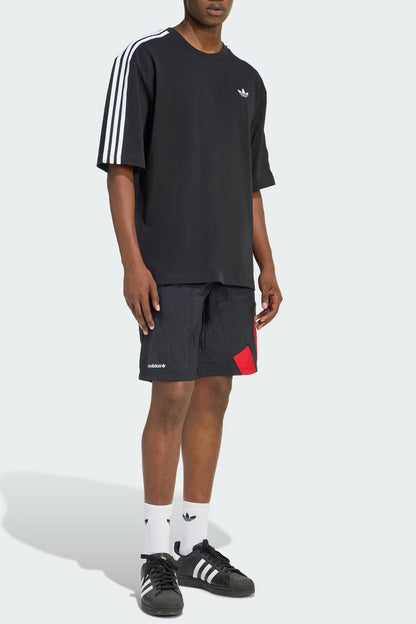 Adicolor 3 Stripes Oversized Tee Black