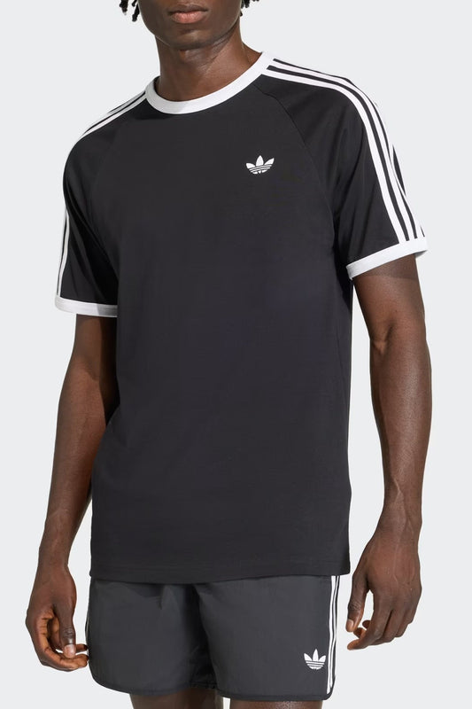 3 Stripe Tee Black