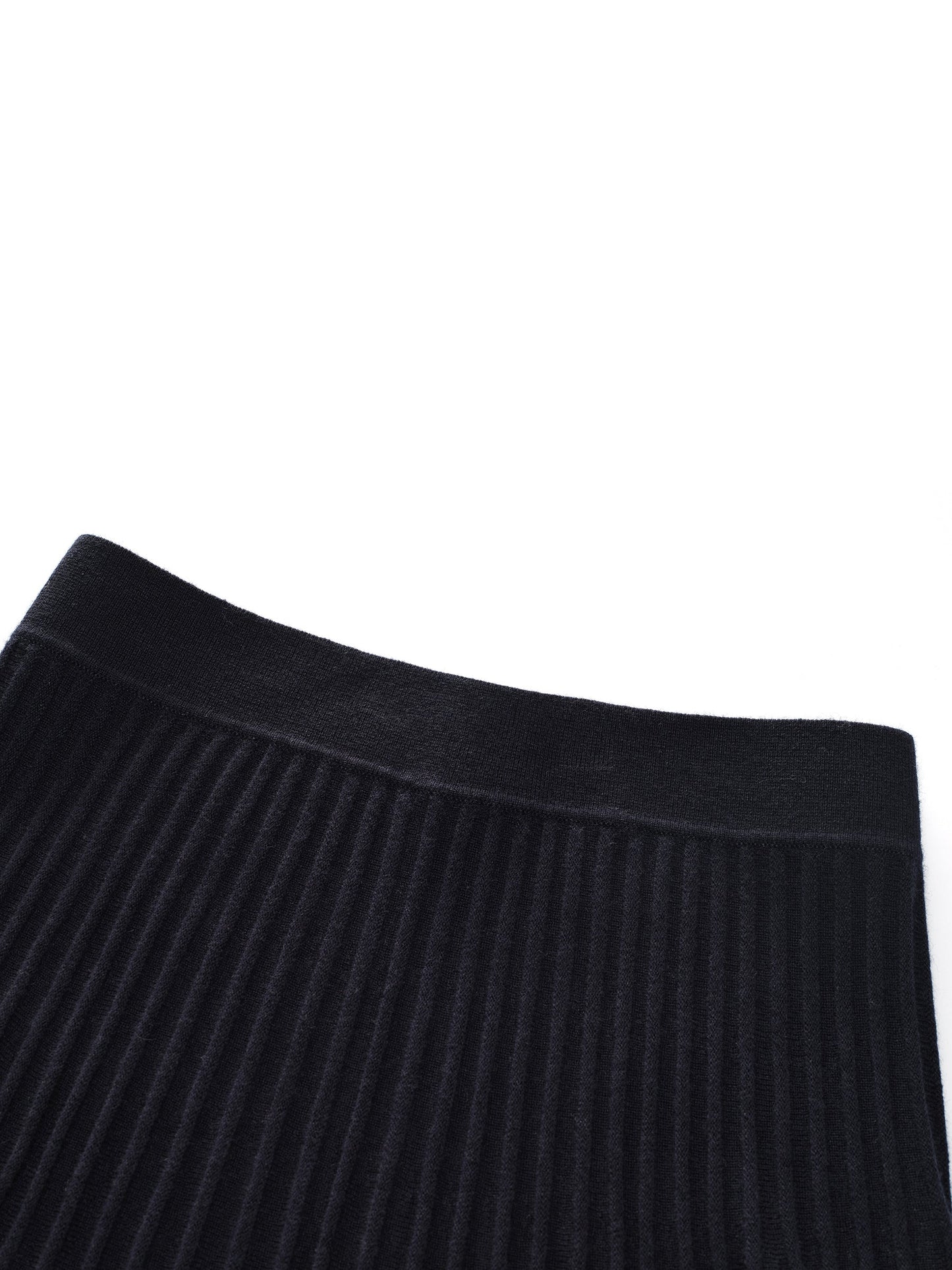 100% Wool A-Line Women Knit Skirt