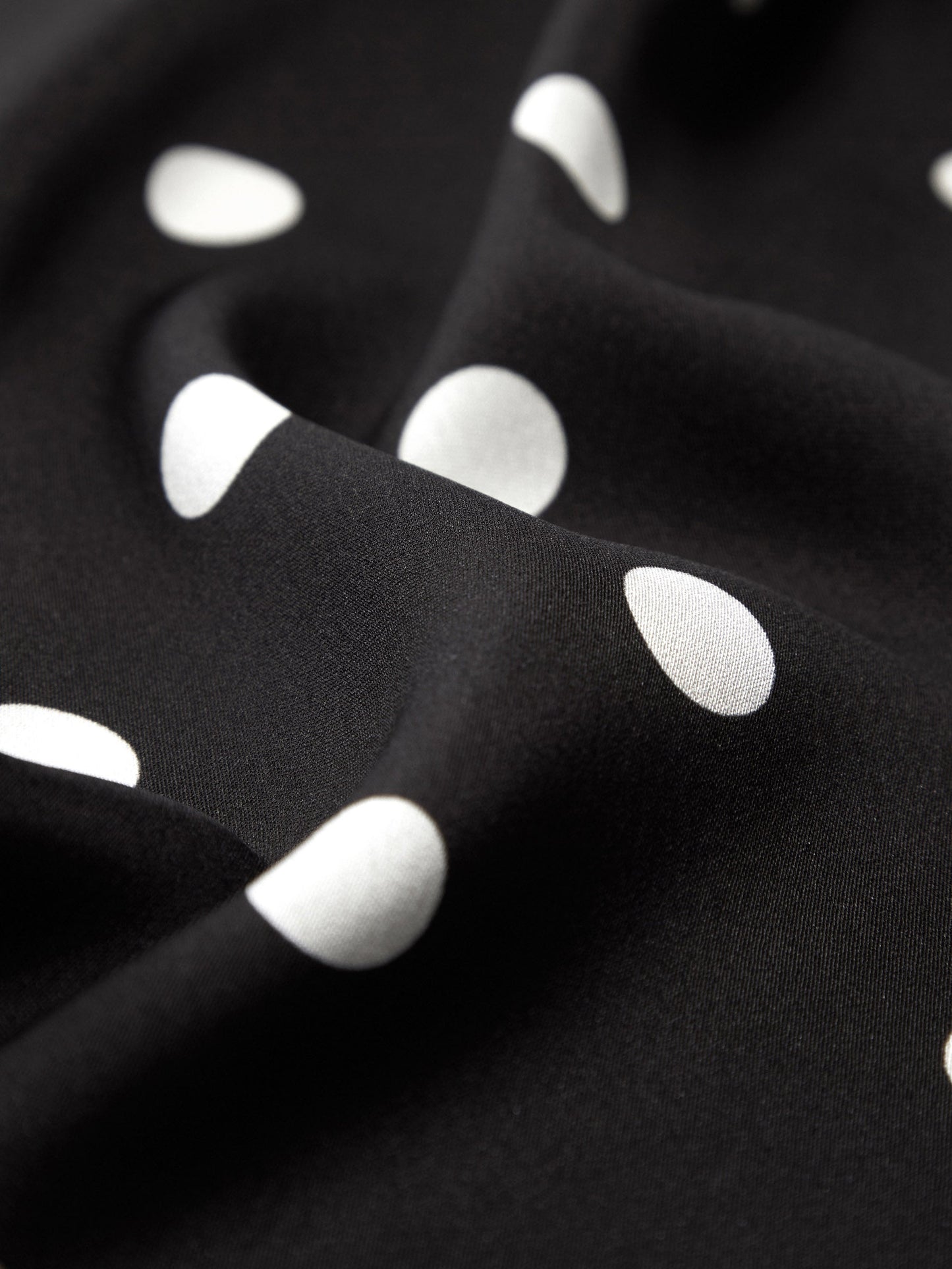 22MM Mulberry Silk Polka Dots H-Line Unisex Shirt