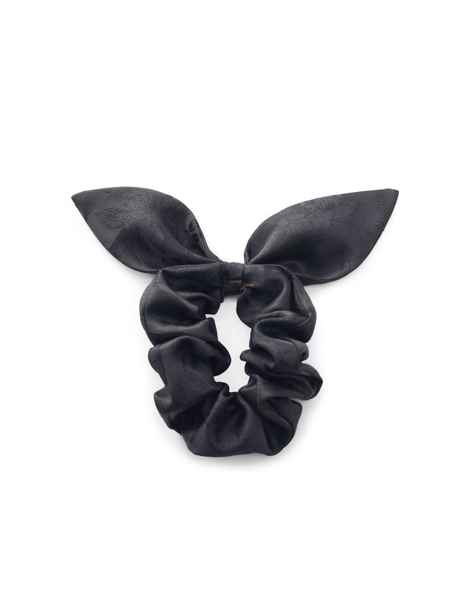 19MM Gambiered Canton Gauze Women Belted Maxi Dress With Scrunchie