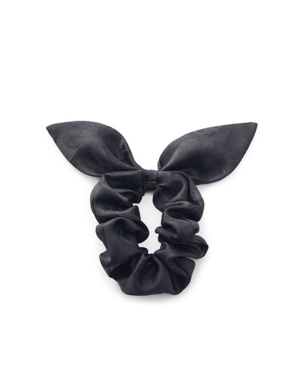 19MM Gambiered Canton Gauze Women Belted Maxi Dress With Scrunchie