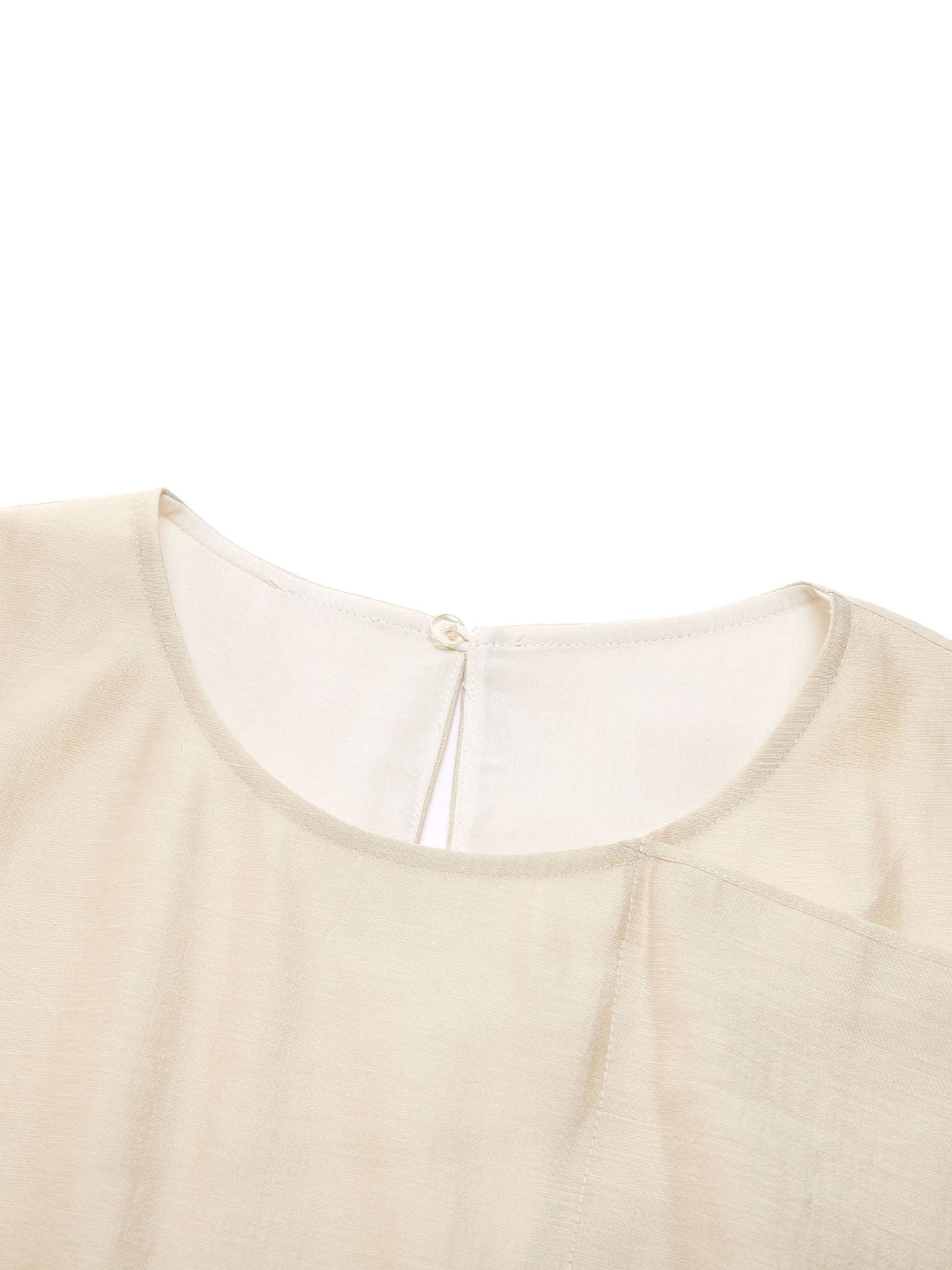 Lyocell Blend Ruffle-Detailing Women Tank Top