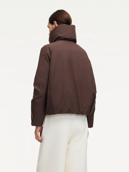 Cocoon Lightweight Convertible Collar Goose Down Parka