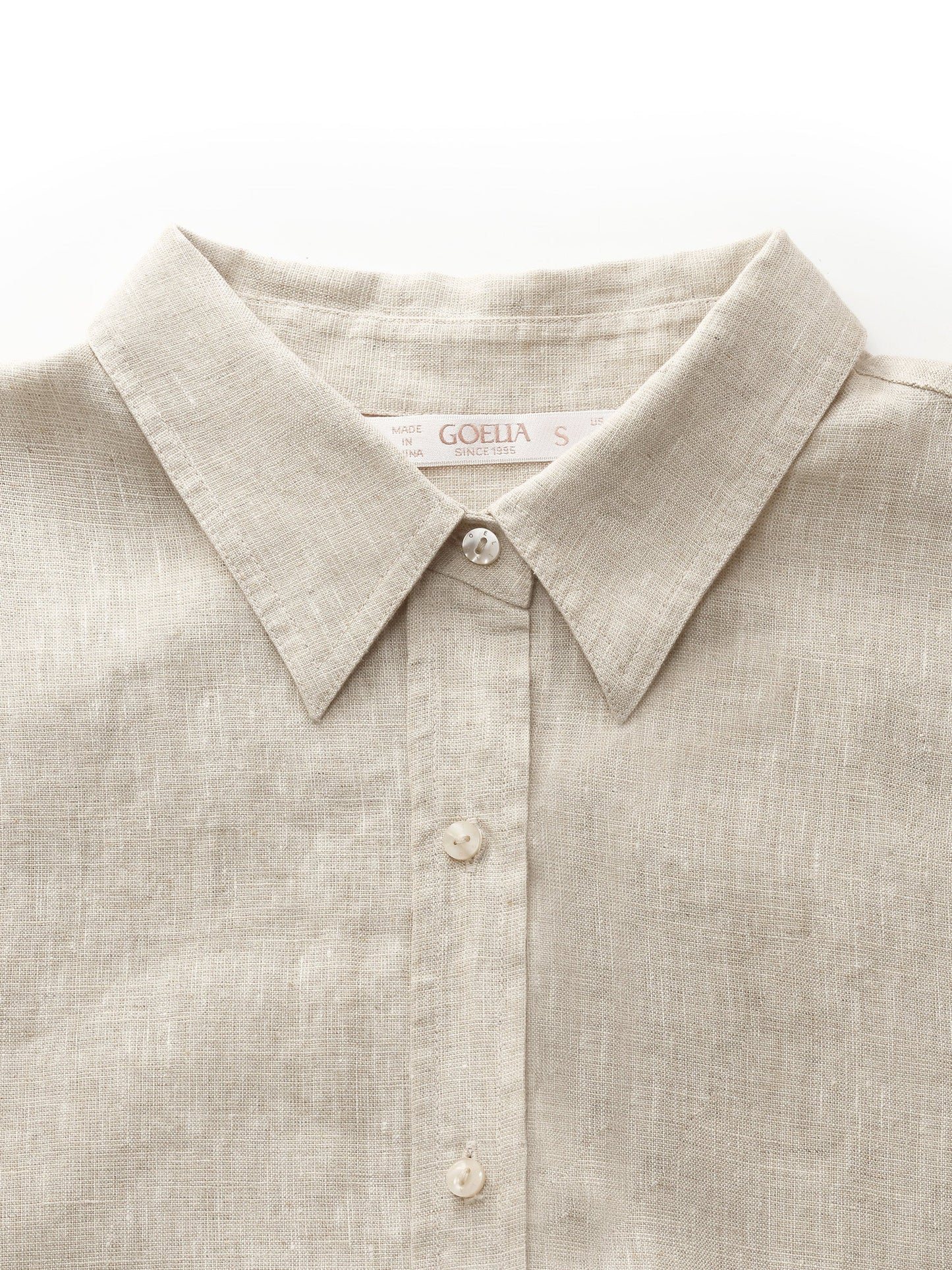 100% Linen Women Oversized Shirt