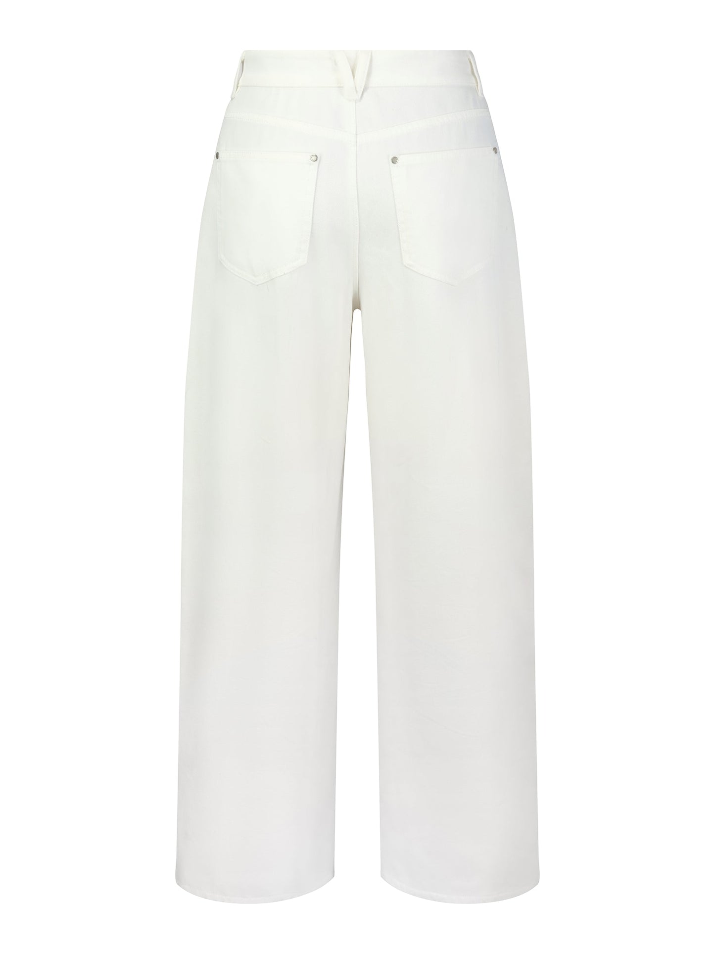 Lyocell Cotton Blend Adjustable Waist Women Curved-Leg Jeans