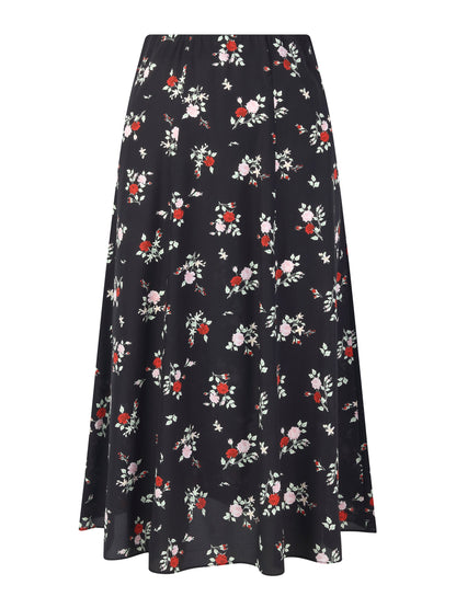 16MM Mulberry Silk Floral Print Women Skirt