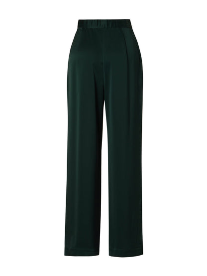 Triacetate Blend Women Straight Leg Pants