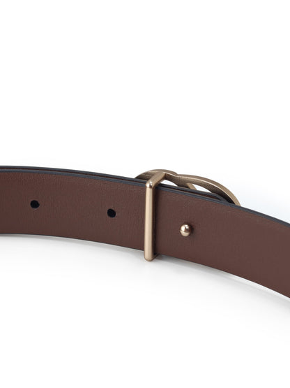 GO Letter Women Leather Belt Size Medium