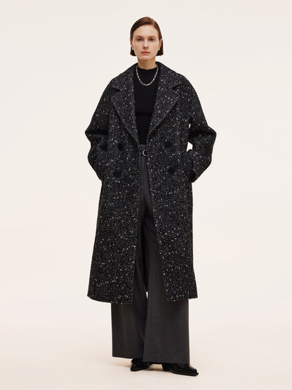 Wool Blend Unisex Oversized Coat