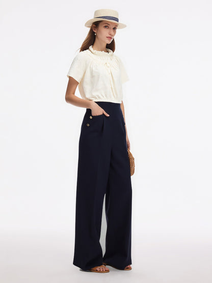 Four-Way Stretch Women High Waisted Pants